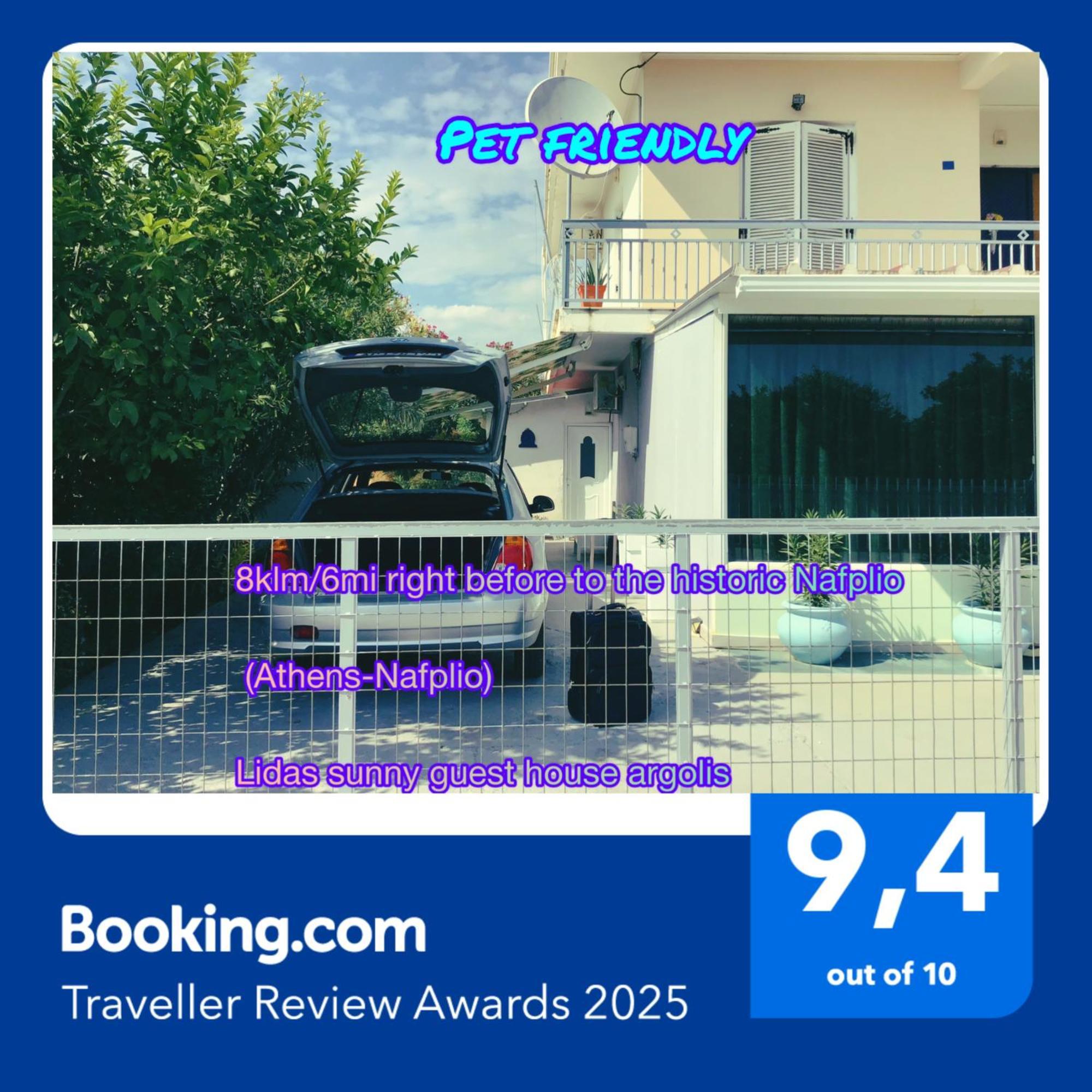 Lidas Sunny Guest House Argolis Návplio Eksteriør bilde